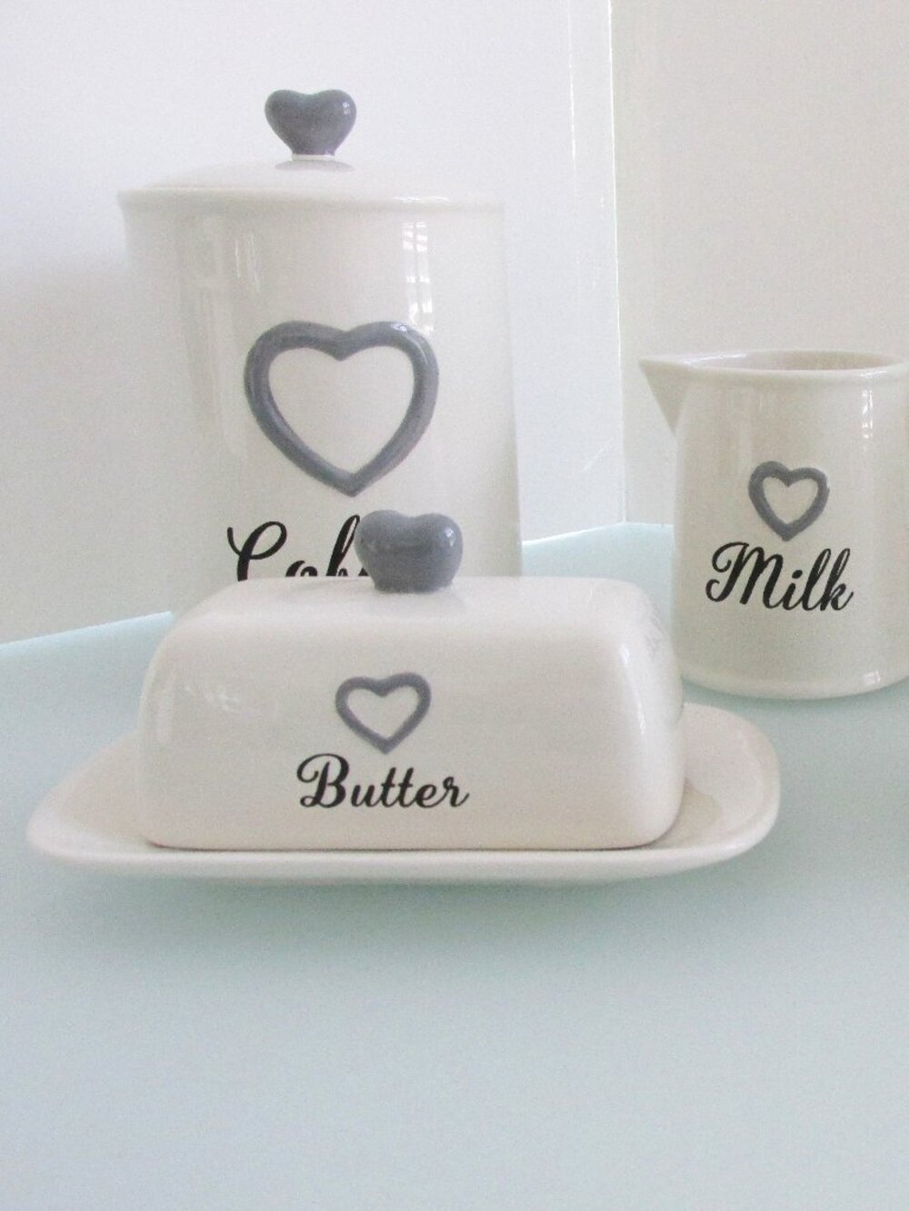 Blue Harbor 5 pc. Ceramic Canister/Serving Set